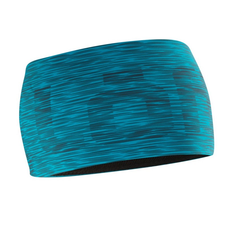 Löffler Design Stirnband Breit topasblau